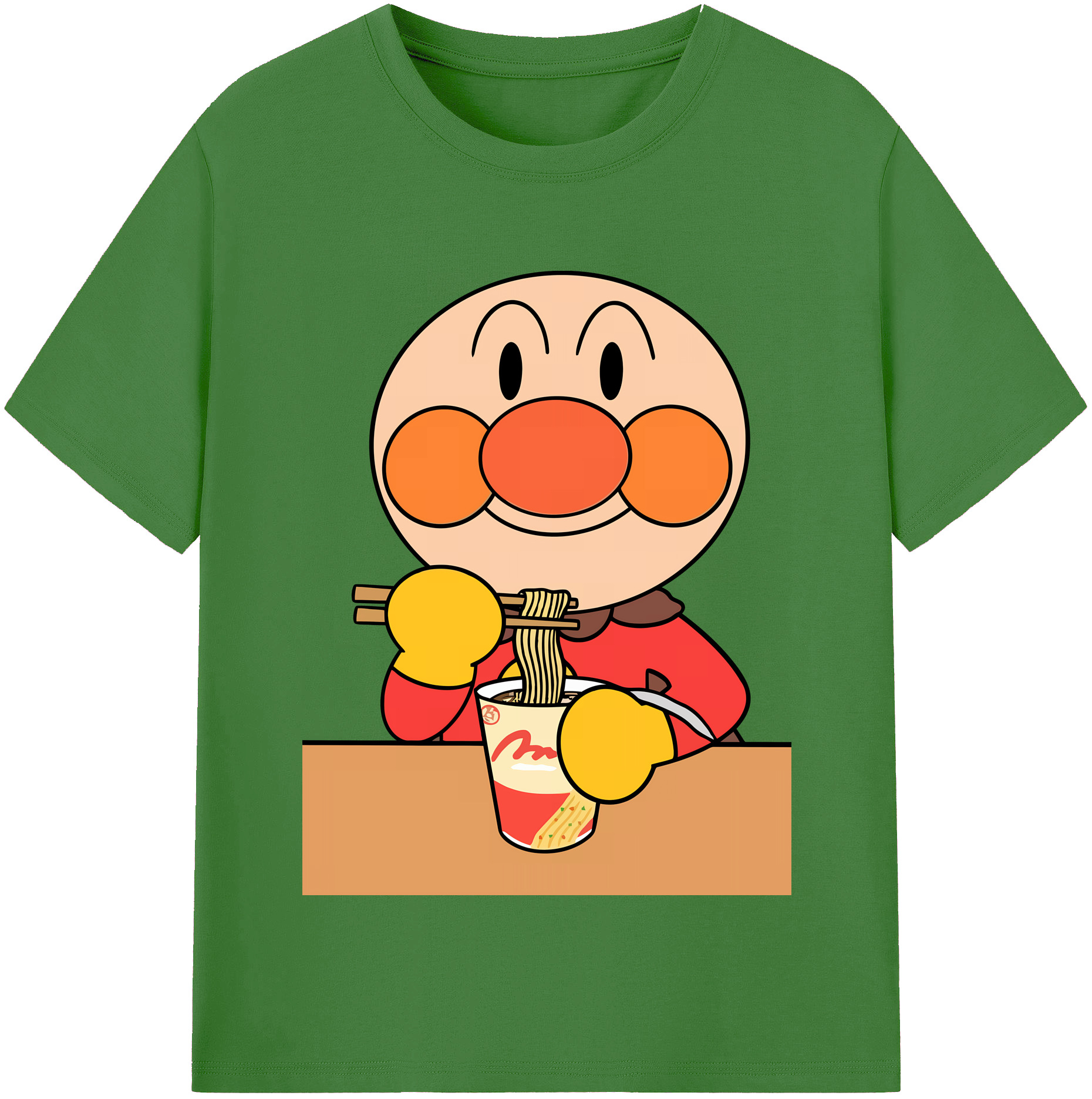 （画像用） アンパンマン Anpanman レディースカジュアルプリントTシャツ（綿100％）